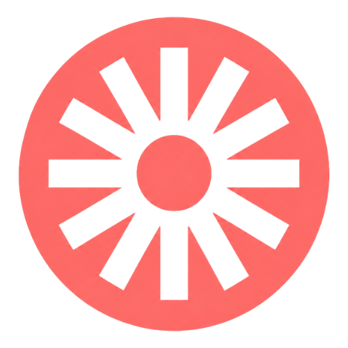 React to Live sunburst logo
